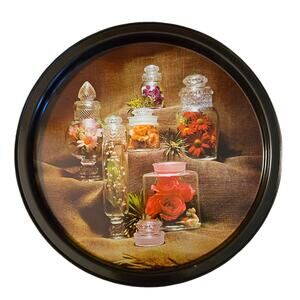 Vintage 1960s Mid Century Modern MCM Electrical Workers Metal Serving Tray